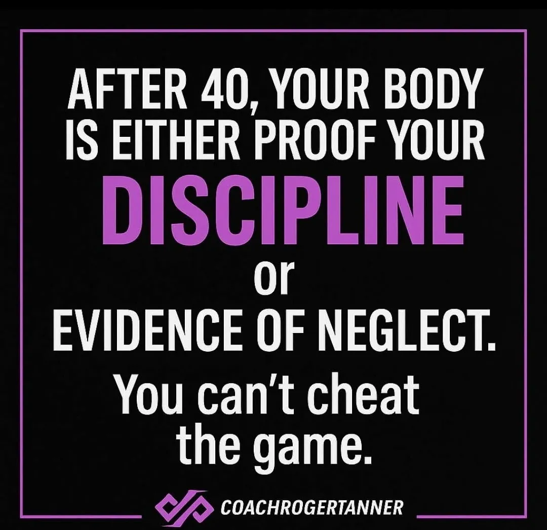 Motivational quote for discipline of the body.
